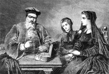 "The Reverse of Fortune", by Mademoiselle Amanda Fougère...the Paris Exhibition of Fine Arts, 1864. Creator: W Thomas