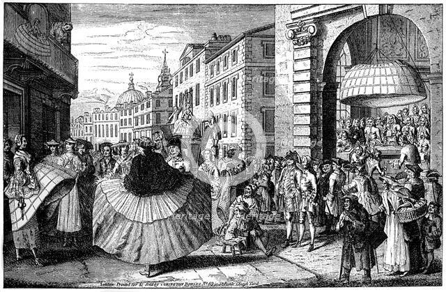 'The Review', 18th century. Artist: John June