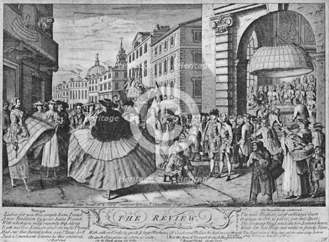 'The Review: A Satire on Hoops', c1733, (1904). Artist: Unknown.