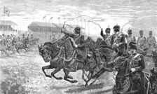 The Review at Wimbledon before the German Emperor 1891. Creator: John Charlton