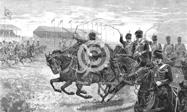 'The Review at Wimbledon before the German Emperor', 1891. Creator: John Charlton.