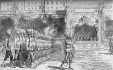 The Review at Cairo: March Past of the Beloochees c1880