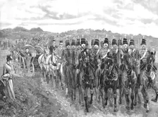 The Review Before the Queen at Aldershot; Her Majesty Driving from Farnborough Station 1891. Creator: Unknown