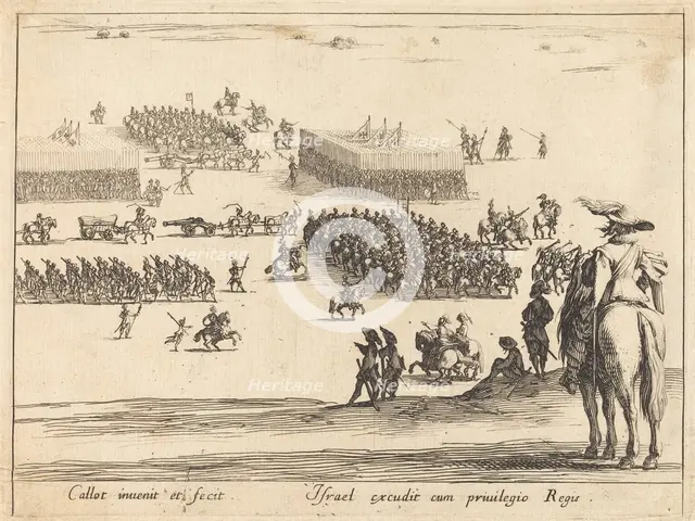 The Review, c. 1627/1628. Creator: Jacques Callot.