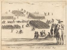 The Review, c. 1627/1628. Creator: Jacques Callot