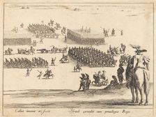 The Review, c. 1627/1628. Creator: Jacques Callot