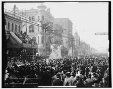 The Rex pageant, Mardi Gras Day, New Orleans, La., c1907. Creator: Unknown