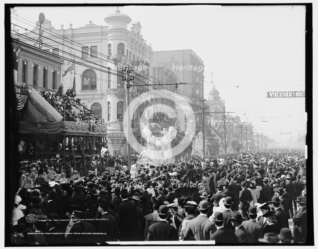 The Rex pageant, Mardi Gras Day, New Orleans, La., c1907. Creator: Unknown.