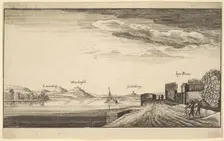 The Rhine near Bonn, copy, 1625-77. Creator: Abraham Aubri