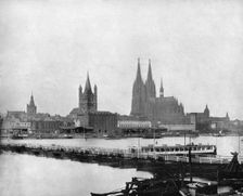 The Rhine at Cologne, Germany, 1893.Artist: John L Stoddard
