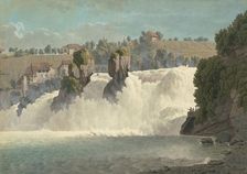 The Rhine Falls near Schaffhausen. Creator: Biedermann, Johann Jakob (1763-1830)
