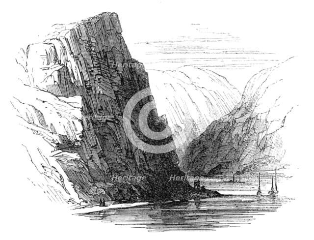 The Rhine: the Lurleiberg, 1864. Creator: Unknown.