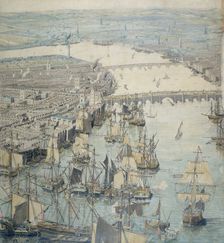 The Rhinebeck Panorama, c1807. Creator: Unknown