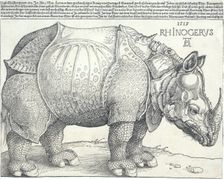 The Rhinoceros, 1515., 1515. Creator: Albrecht Durer
