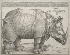 The Rhinoceros, 1515. Creator: Albrecht Dürer (German, 1471-1528)