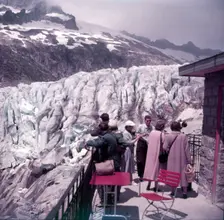 The Rhône Glacier, Switzerland, c1955. Creator: Arthur Charles Kirby Ware