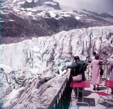 The Rhône Glacier, Switzerland, c1955. Creator: Arthur Charles Kirby Ware
