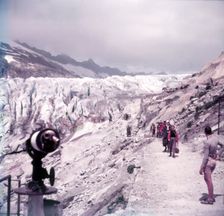 The Rhône Glacier, Switzerland, c1955. Creator: Arthur Charles Kirby Ware
