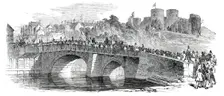 The Rhuddlan Royal Eisteddvod - the Procession to the Castle, 1850. Creator: Unknown