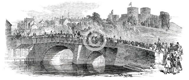 The Rhuddlan Royal Eisteddvod - the Procession to the Castle, 1850. Creator: Unknown.