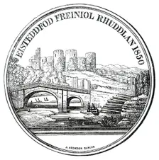 The Rhuddlan Royal Eisteddfod Prize Medal, 1850. Creator: Unknown