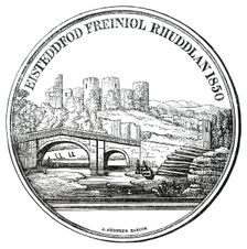 The Rhuddlan Royal Eisteddfod Prize Medal, 1850. Creator: Unknown