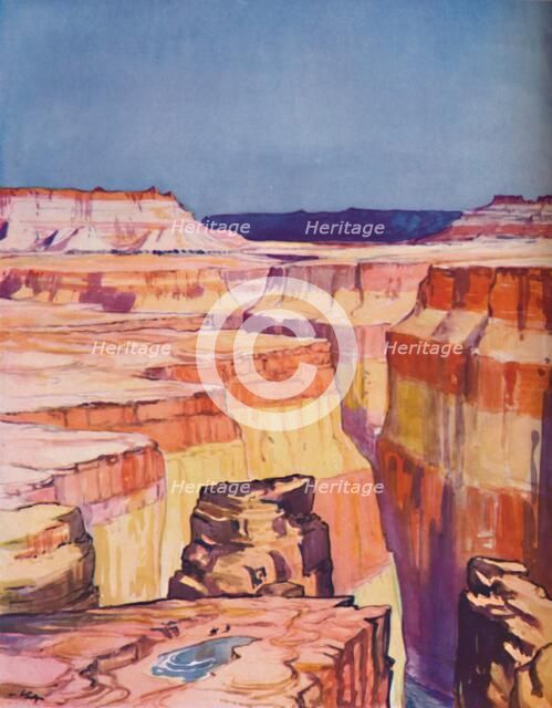 'The Rich Colour of the Colorado Canyon', 1935 . Artist: Unknown.