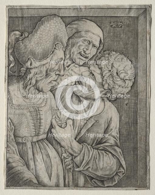 The Rich Old Woman. Creator: Agostino Musi (Italian, 1490-1540).