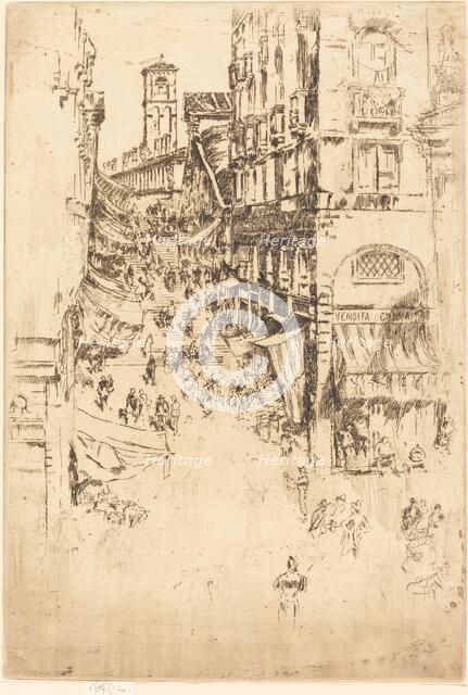 The Rialto, 1880. Creator: James Abbott McNeill Whistler.