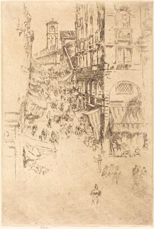 The Rialto, 1880. Creator: James Abbott McNeill Whistler