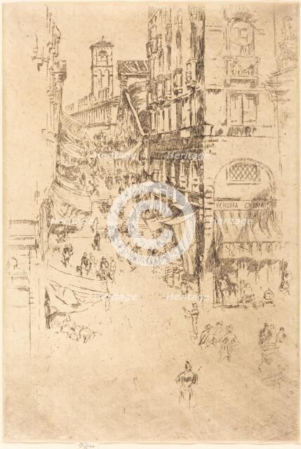 The Rialto, 1880. Creator: James Abbott McNeill Whistler.