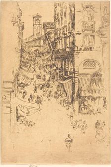 The Rialto, 1880. Creator: James Abbott McNeill Whistler