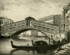 The Rialto, Venice 1890. Creator: Unknown
