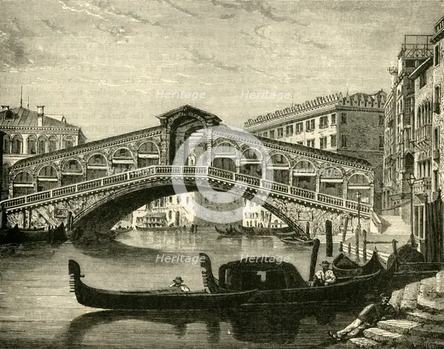 'The Rialto, Venice', 1890.   Creator: Unknown.