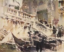 The Rialto, Venice 1920, (1923). Artist: William Walcot