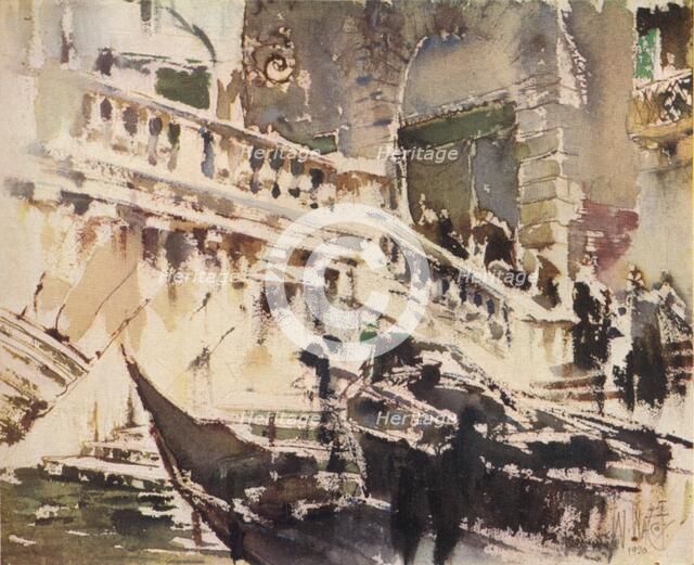'The Rialto, Venice', 1920, (1923). Artist: William Walcot.