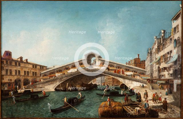 The Rialto Bridge.