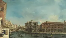The Rialto Bridge with the Palazzo dei Camerlenghi in Venice