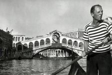 The Rialto Bridge, Venice, Italy, c1955. Creator: Arthur Charles Kirby Ware