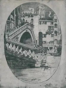 The Rialto c1900, (1925). Creator: David Young Cameron