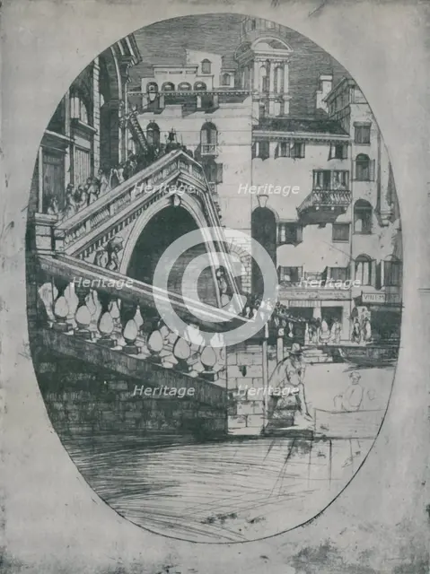 'The Rialto', c1900, (1925). Creator: David Young Cameron.