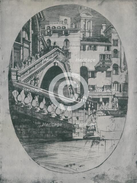 'The Rialto', c1900, (1925). Creator: David Young Cameron.