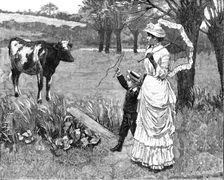 The Right of Way, 1883. Creator: Eugène Froment