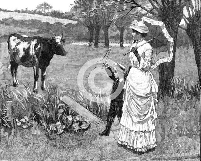 The Right of Way, 1883. Creator: Eugène Froment.