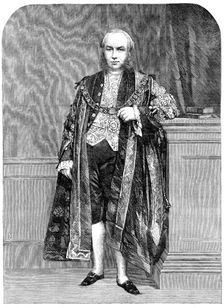The Right Hon. W. A. Rose, the new Lord Mayor, 1862. Creator: Unknown