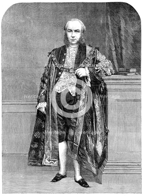 The Right Hon. W. A. Rose, the new Lord Mayor, 1862. Creator: Unknown.