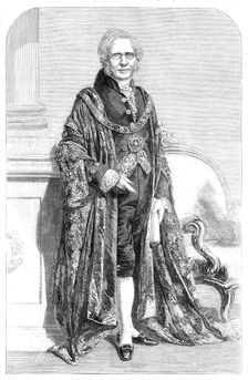 The Right Hon. W. Cubitt, M.P., the new Lord Mayor, from a photograph by Mayall, 1860. Creator: Unknown