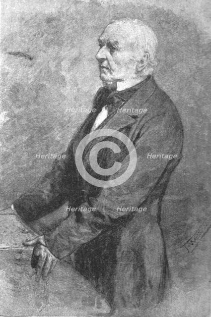'The Right Hon. W.E. Gladstone, Leader of the Liberal Party, 1889', (1901).  Creator: Unknown.