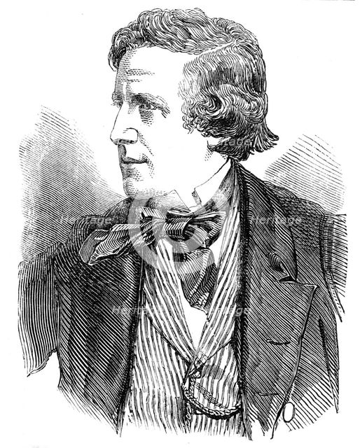 The Right Hon. W. G. Hayter, Q.C., M.P. for Wells, 1850.  Creator: Unknown.