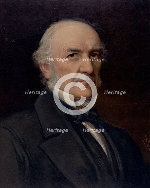The Right Hon. W.E. Gladstone, c1890. Creator: Henry Weigall.